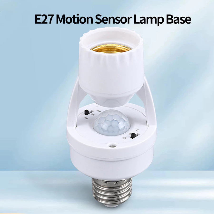 E27 Infrared Motion Sensor Lamp Holder