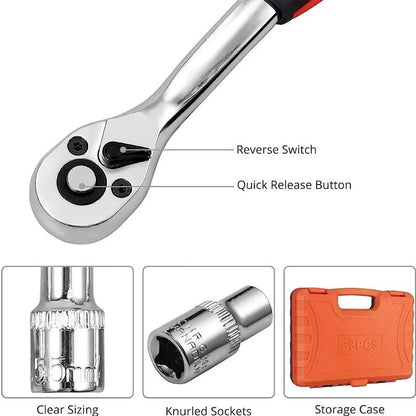 53-Piece Multifunctional Tool Set