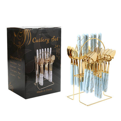 24PCS Cutlery Set