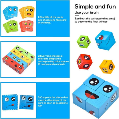 Face Changing Educational Magic Cube