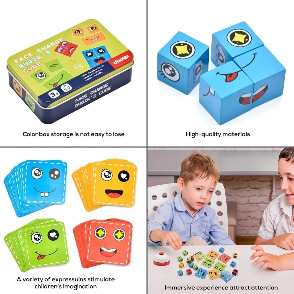 Face Changing Educational Magic Cube