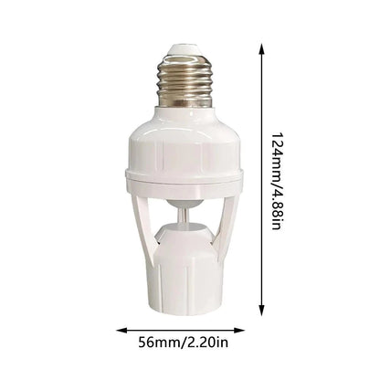 E27 Infrared Motion Sensor Lamp Holder