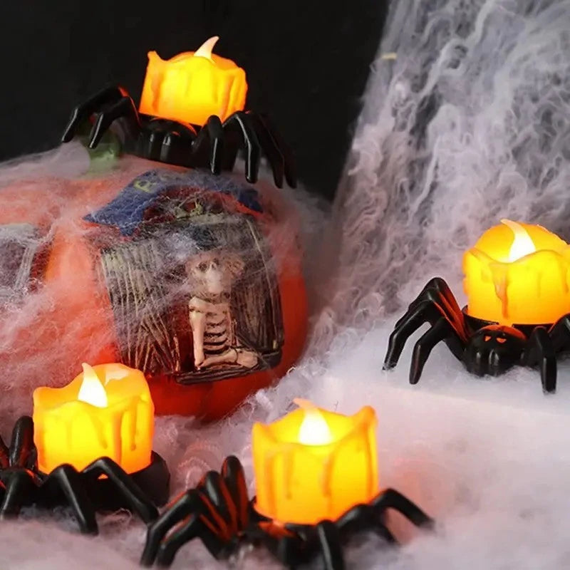 Halloween Spider Tea Lights