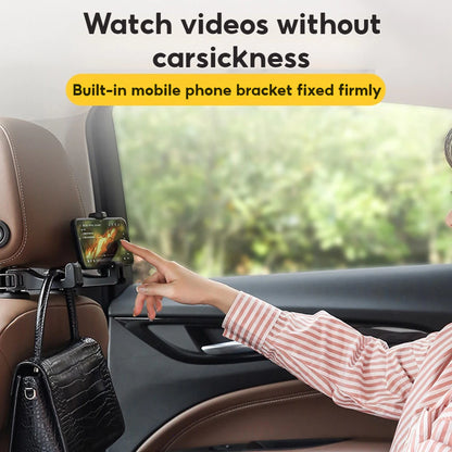 2-IN-1 Car Seat Headrest Hook and Phone Holder