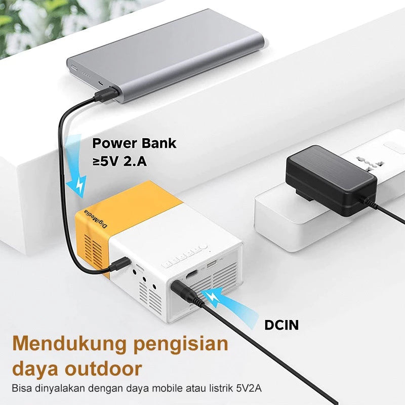 YG300 Mini LED Projector