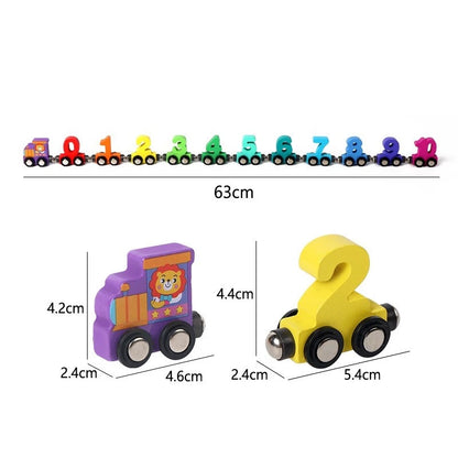Magnetic Train Number Toys