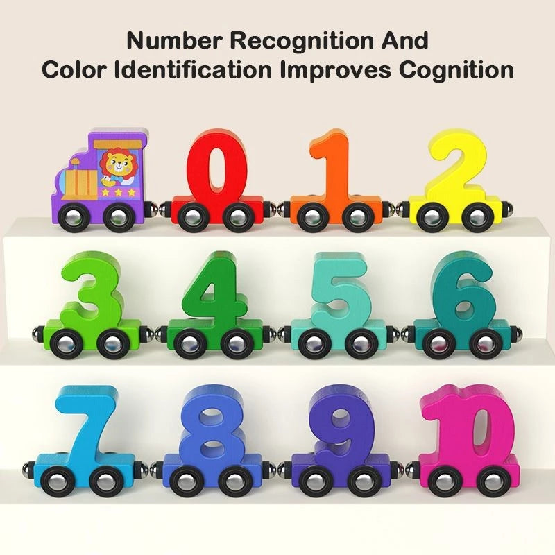 Magnetic Train Number Toys
