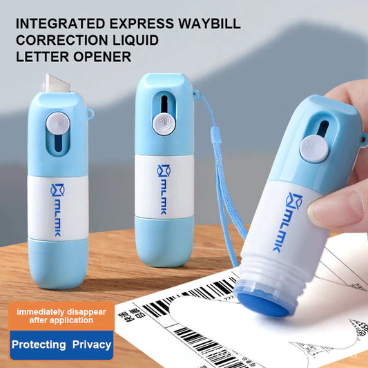 2 in 1 Thermal Paper Correction Fluid with Unboxing Knife