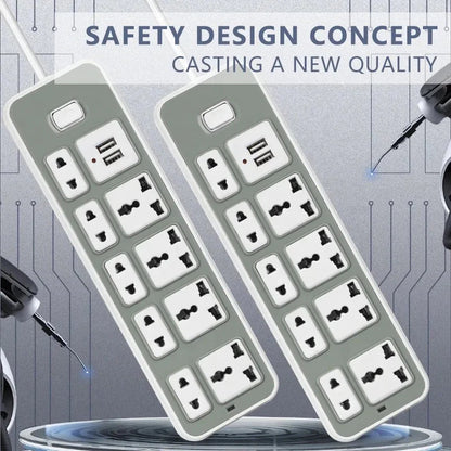 Extension Outlet with USB Port and Switch
