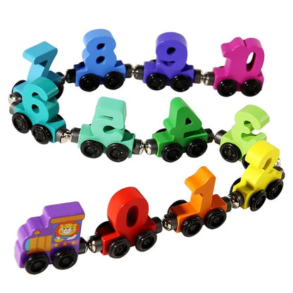 Magnetic Train Number Toys