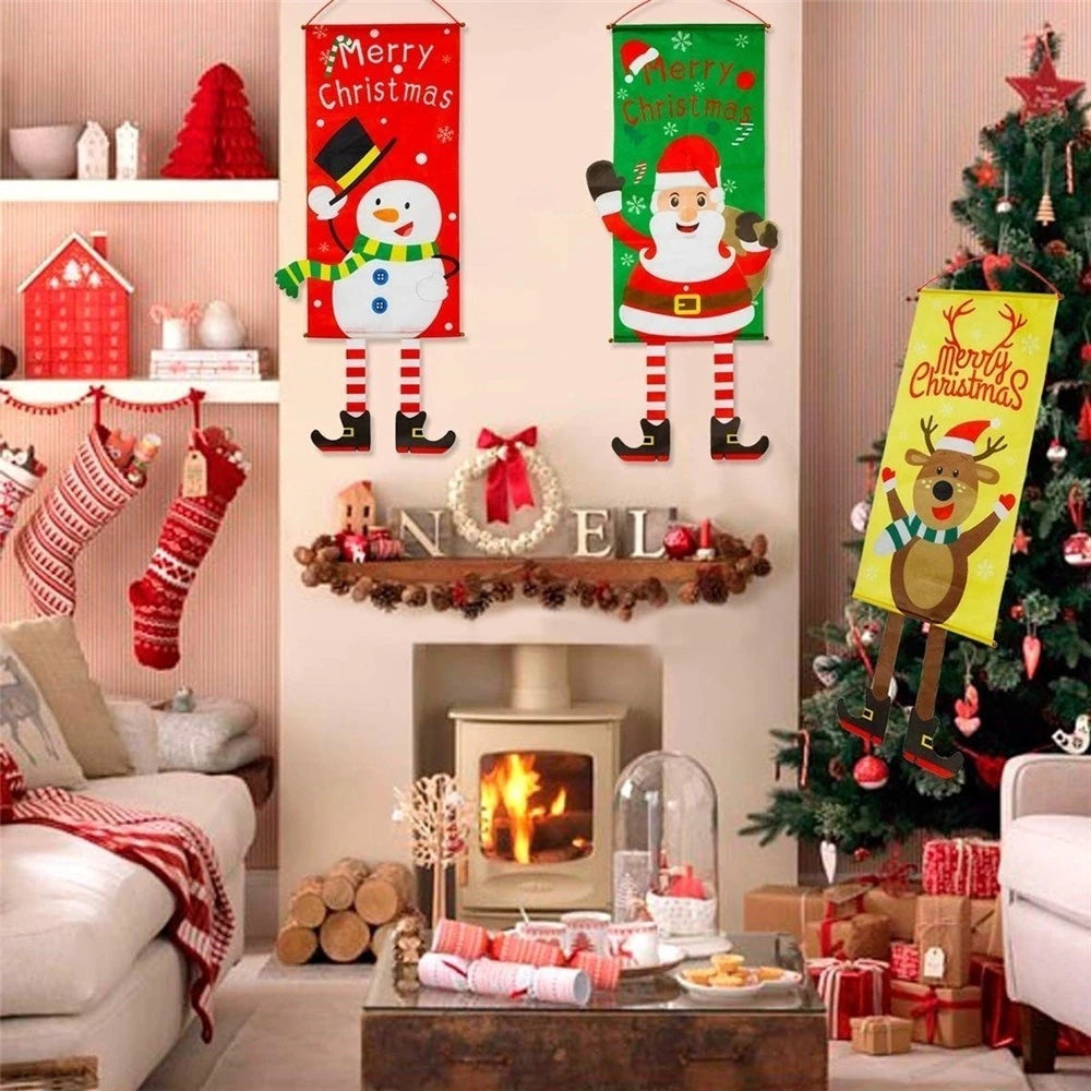Christmas Door Hanging Banner