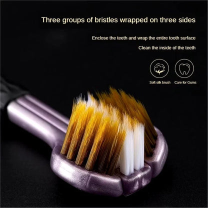 Three Sided Toothbrush