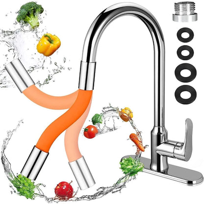 306 Degree Rotating Flexible Water Faucet Extender (20cm)