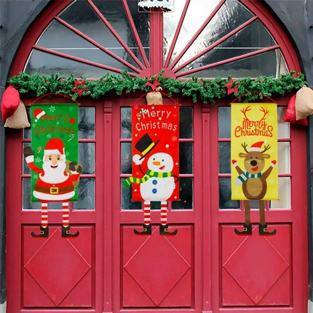 Christmas Door Hanging Banner