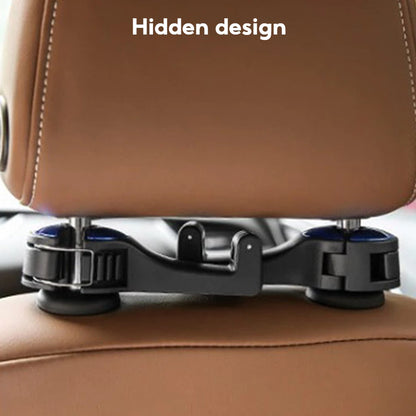 2-IN-1 Car Seat Headrest Hook and Phone Holder