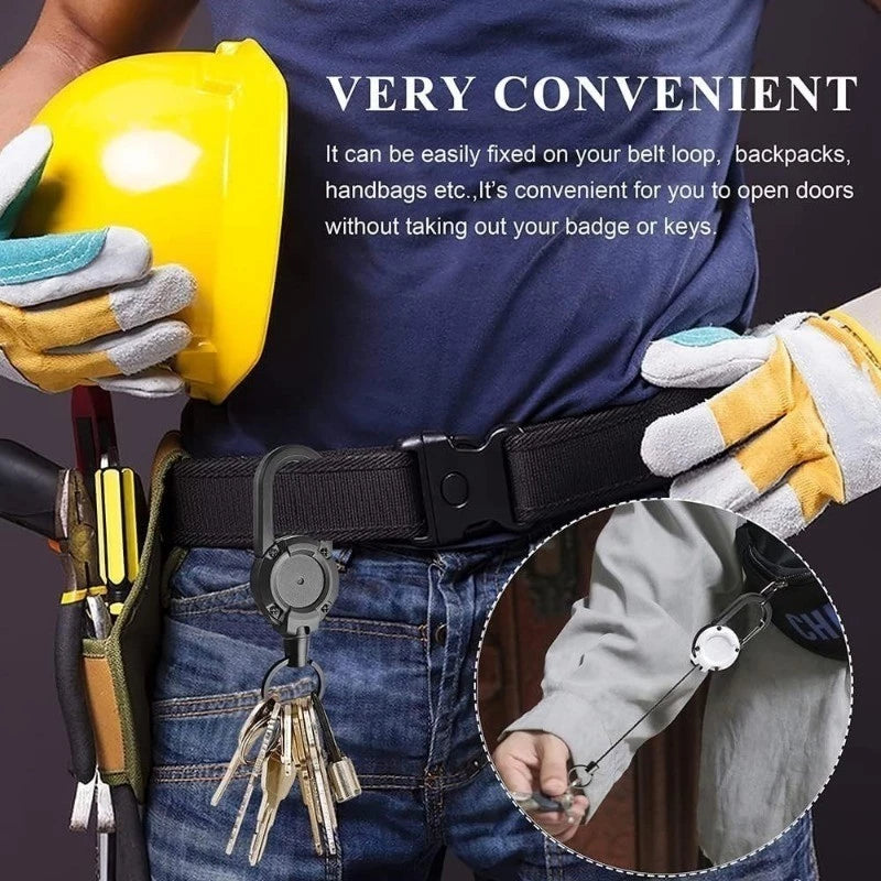 Anti-theft Retractable Keychain