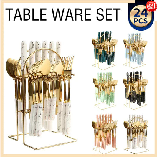 24PCS Cutlery Set