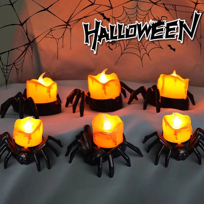 Halloween Spider Tea Lights
