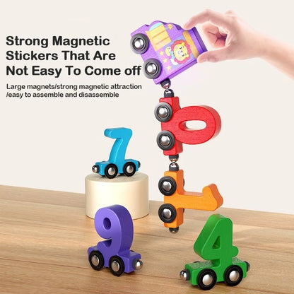 Magnetic Train Number Toys