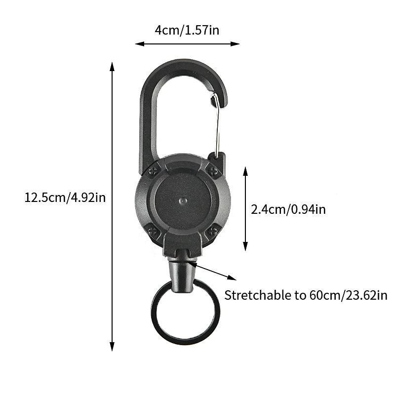 Anti-theft Retractable Keychain