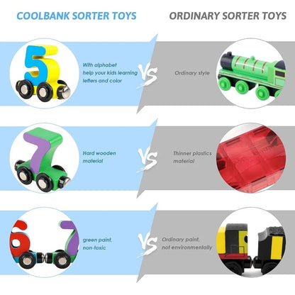 Magnetic Train Number Toys