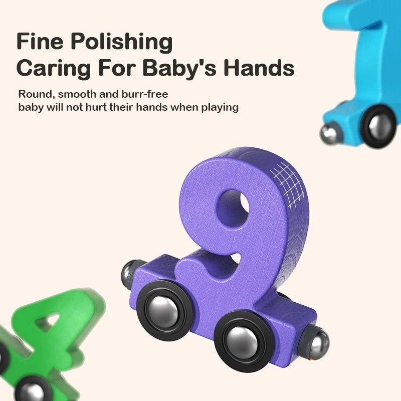 Magnetic Train Number Toys