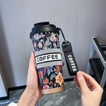Aesthetic Double-Wall Stainless Steel Hot & Cold Tumbler