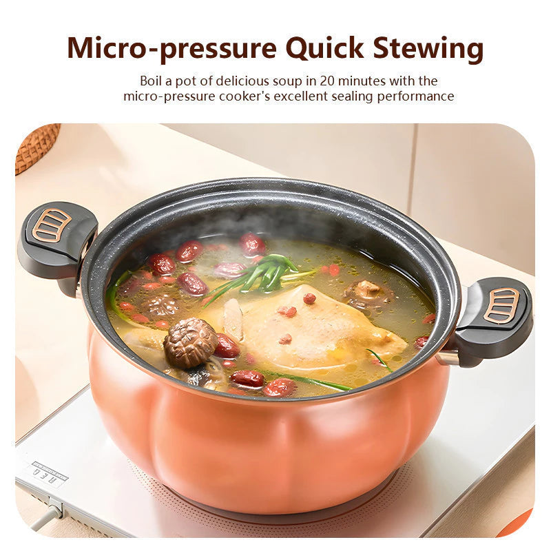Pumpkin Multifunctional Non Stick Pressure Cooker