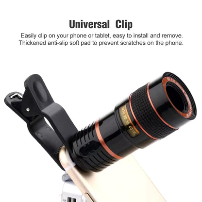 12X High Clarity Zoom Mobile Phone Telescope