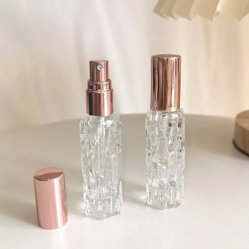 10ml Diamond Facet Mini Perfume Refillable Glass Bottle