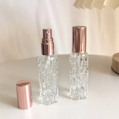 10ml Diamond Facet Mini Perfume Refillable Glass Bottle