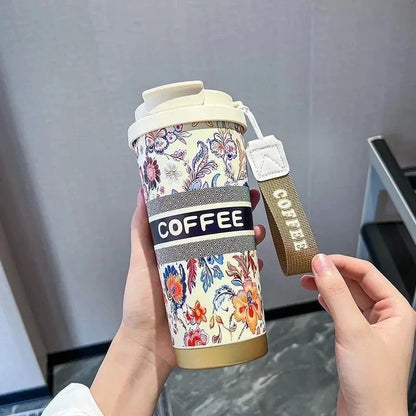 Aesthetic Double-Wall Stainless Steel Hot & Cold Tumbler