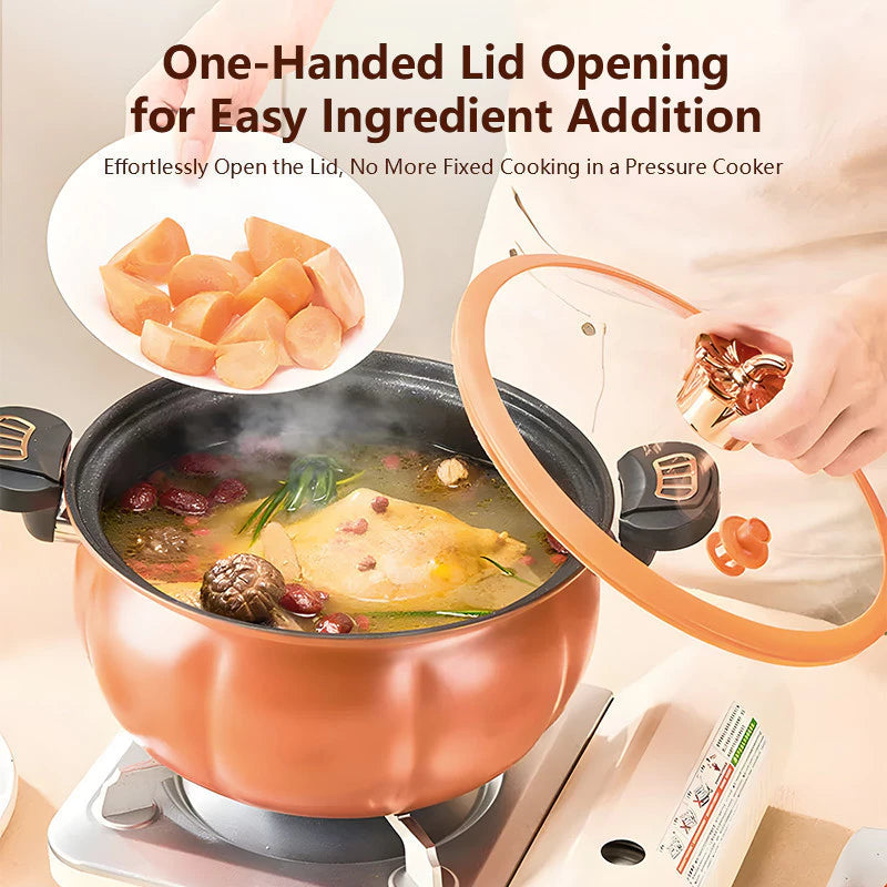 Pumpkin Multifunctional Non Stick Pressure Cooker