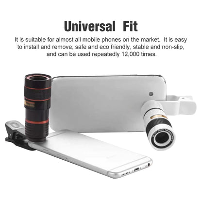 12X High Clarity Zoom Mobile Phone Telescope