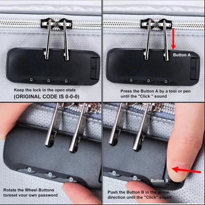 Document Organizer Bag with Lock