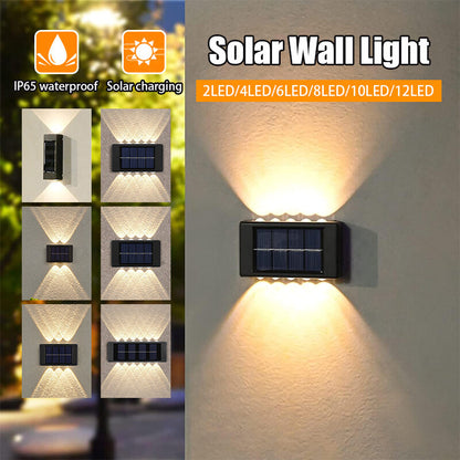 Solar Powered Waterproof Wall Lights