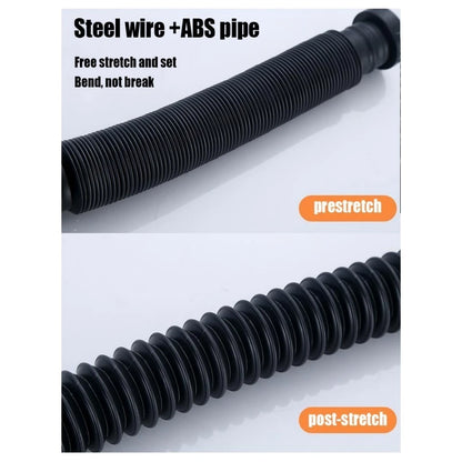 Bathroom Sink Drain Kit with Flexible Expandable P-Trap