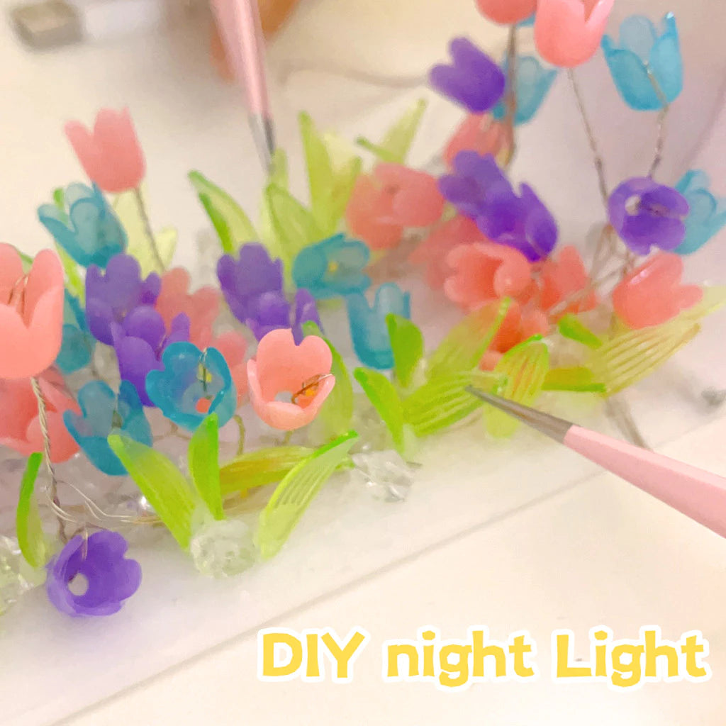 DIY Tulip Cloud LED Mirror Lamp