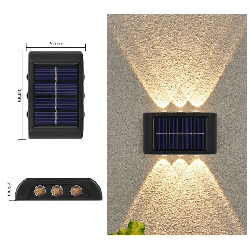 Solar Powered Waterproof Wall Lights