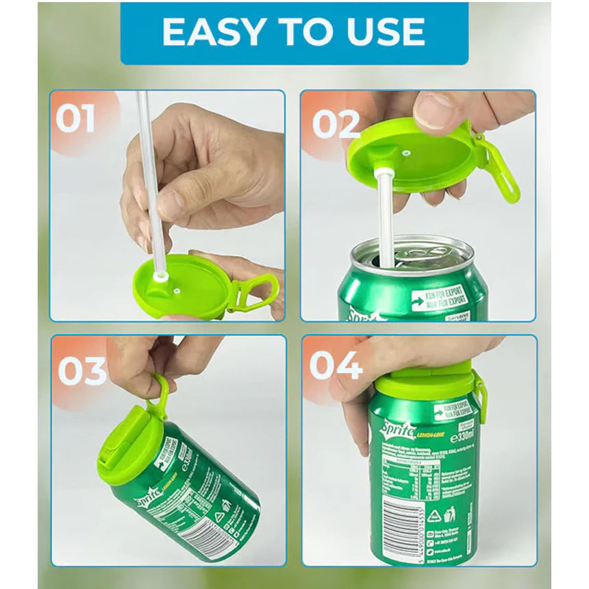 SODA CAN LID STRAW