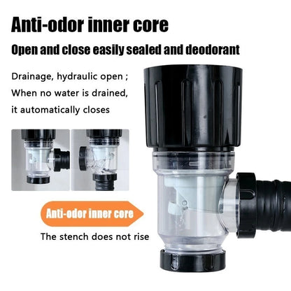 Bathroom Sink Drain Kit with Flexible Expandable P-Trap