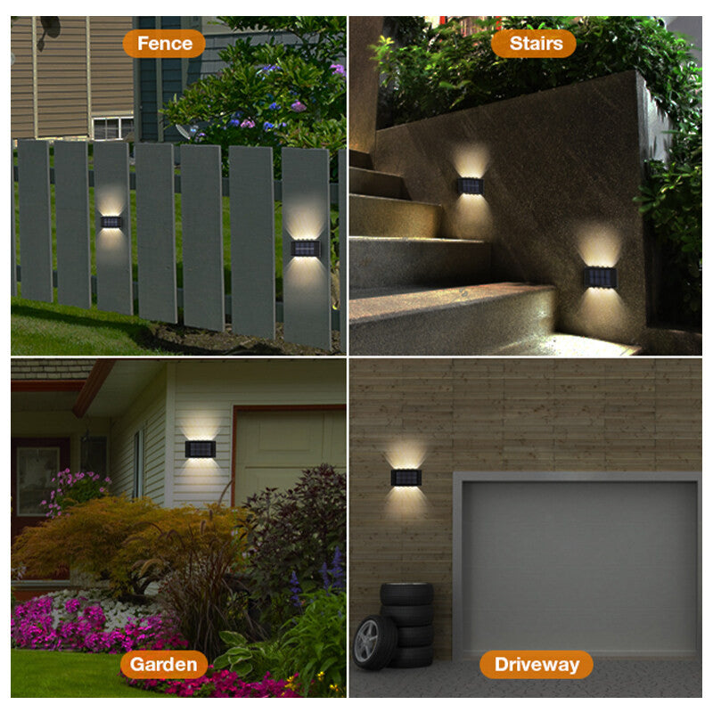 Solar Powered Waterproof Wall Lights