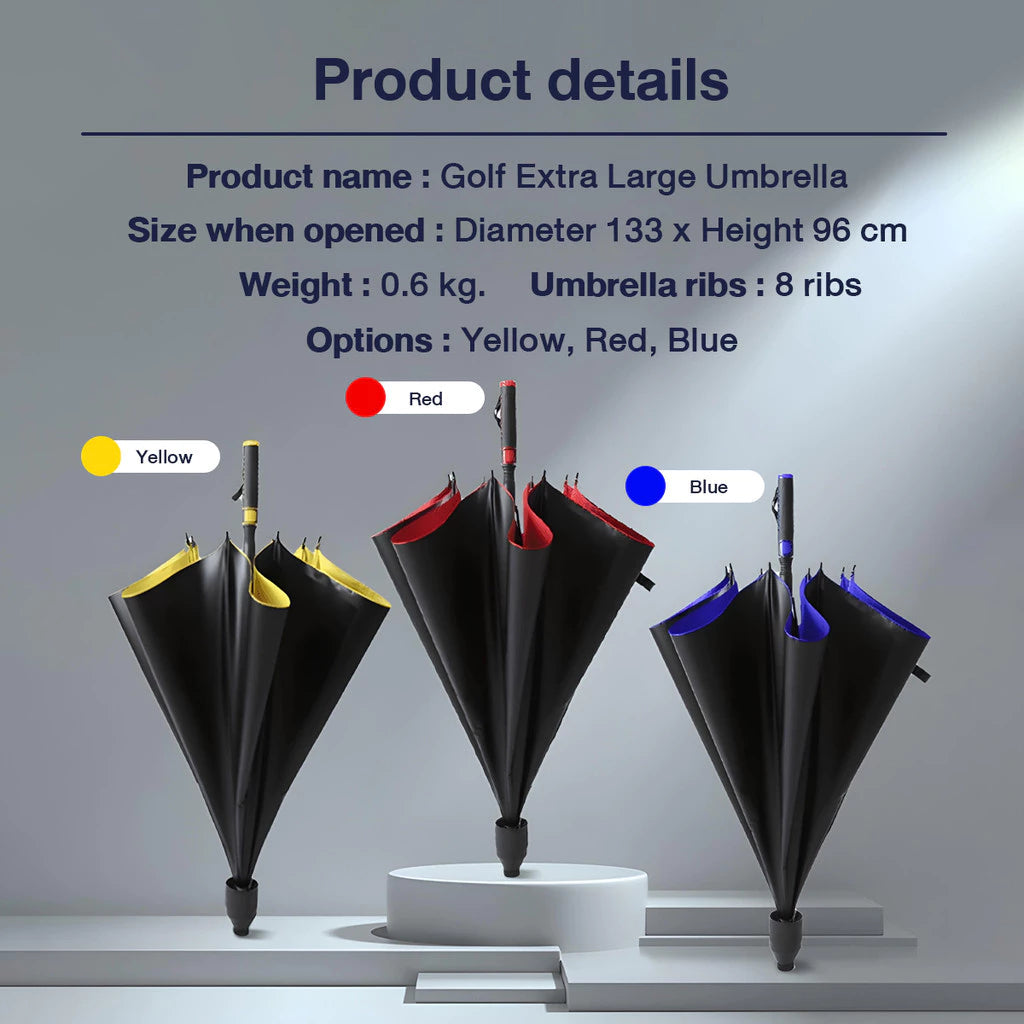 27-Inch UV Blocking Umbrella with Waterproof Cover