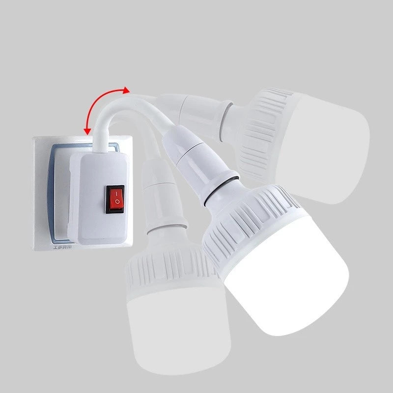 Instant Lighting Solution – Universal Bulb Socket with Switch