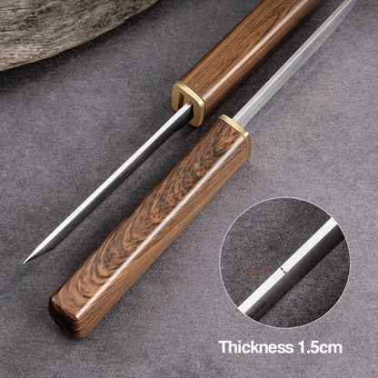 Japanese Double-Edged Stainless Steel Knife