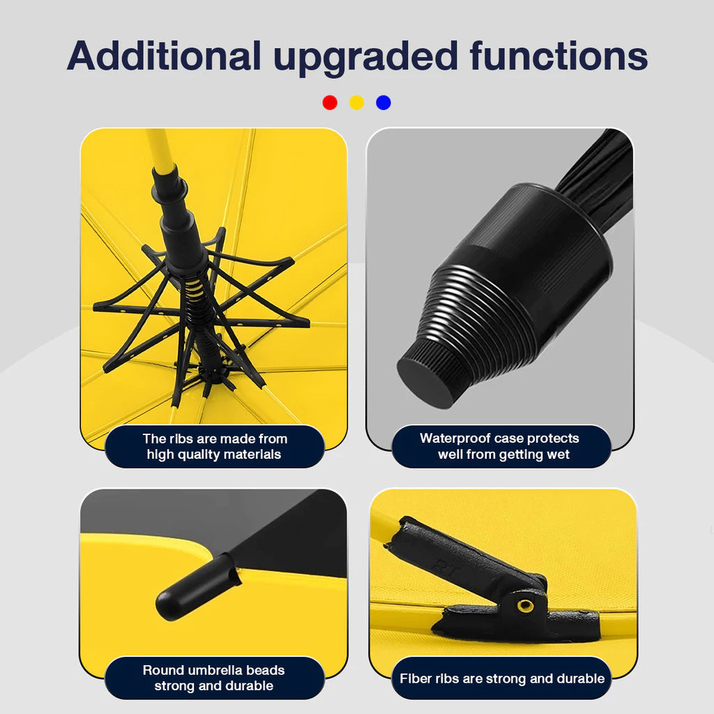 27-Inch UV Blocking Umbrella with Waterproof Cover