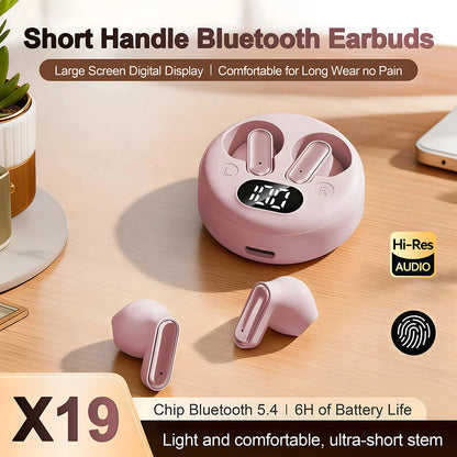 X19 Short-Stem Wireless Earbuds