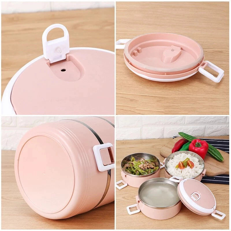 3 Layers Stainless Steel Lunch Box