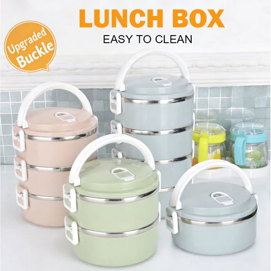 3 Layers Stainless Steel Lunch Box