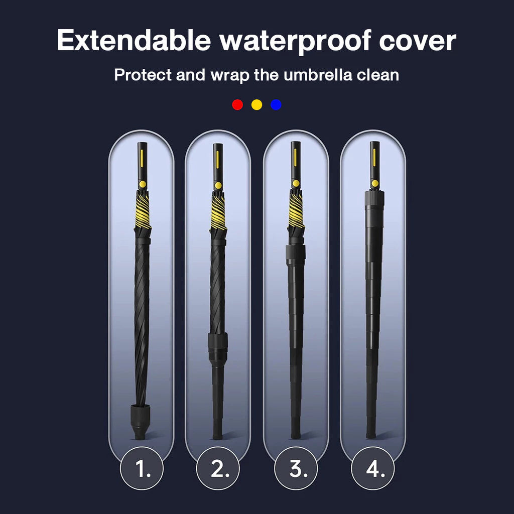 27-Inch UV Blocking Umbrella with Waterproof Cover